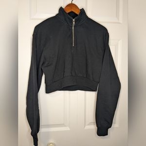 Tna Perfect 1/4 Zip Sweatshirt - Black - M